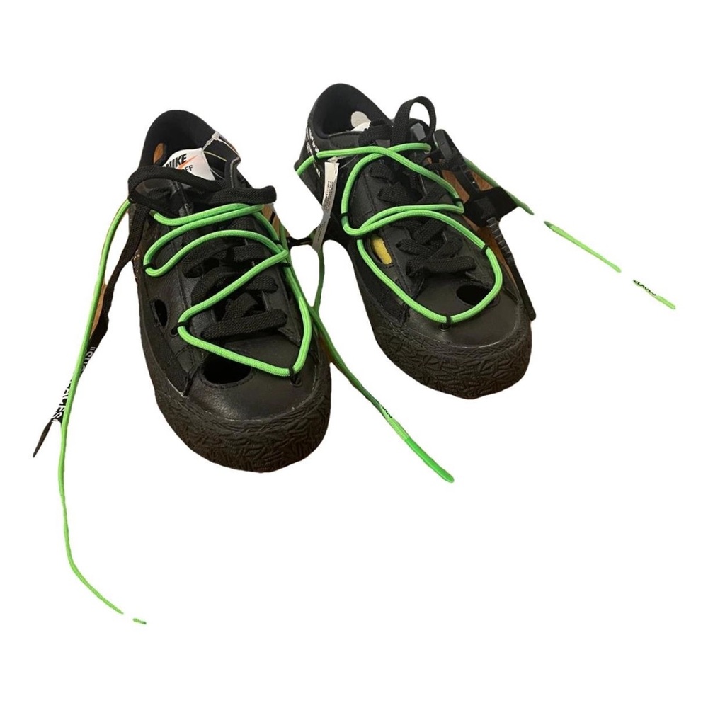 Nike x off white  Sneakers in Black with Neon Green Accents